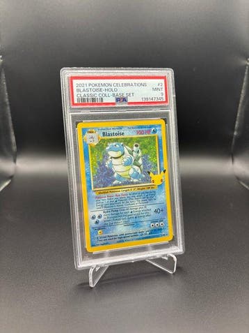 Pokémon - 1 Graded card - Blastoise 002 Promo card, Foil -, Hobby en Vrije tijd, Verzamelkaartspellen | Pokémon, Nieuw