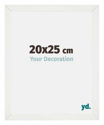 Fotolijst 20x25 cm - Wit Geveegd - MDF - Mura, Verzenden, Nieuw