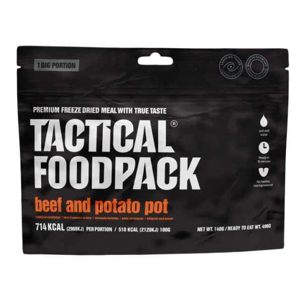 Rundvlees en Aardappelpot - big portion - Tactical Foodpack, Diversen, Levensmiddelen