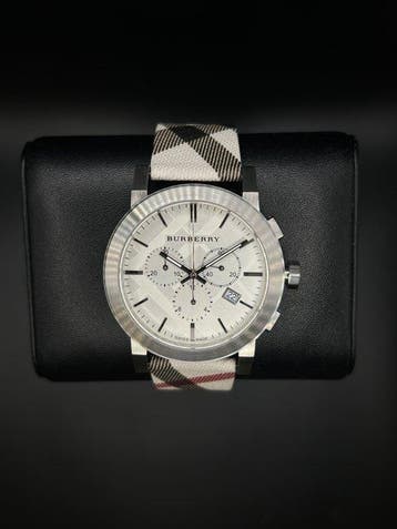 Burberry - The City - Zonder minimumprijs - BU9357 - Heren -, Sieraden, Tassen en Uiterlijk, Horloges | Heren, Nieuw
