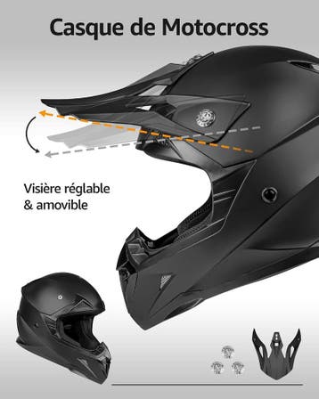 Quad Helm Unisex YM-915 | 58% Korting, Motoren, Kleding | Motorhelmen, Overige merken, Offroadhelm, Ophalen of Verzenden, Dames
