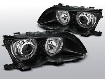 Koplampen Angel Eyes | geschikt voor BMW 3-Series E46 2001-2, Auto-onderdelen, Verzenden, Nieuw, BMW