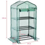 Gardebruk folie kweekkas 126x49x69cm (Broeikassen), Tuin en Terras, Kweekspullen, Verzenden, Nieuw