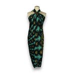 Sarong / pareo - Strandkleding wikkelrok - Pauwgroen, Kleding | Dames, Badmode en Zwemkleding, Ophalen of Verzenden, Nieuw