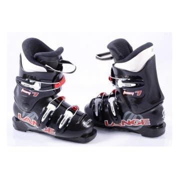 28,5 29 30 30,5 kinder skischoenen LANGE TEAM 7, macro, BLAC, Verzenden, Gebruikt