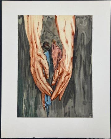 Salvador Dali (1904-1989) - In the Hands of Antaeus - La