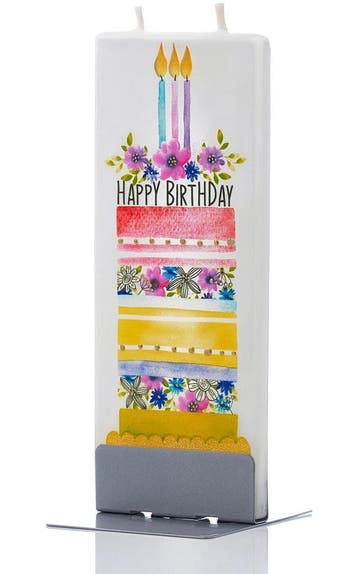 Verjaardagstaart Happy Birthday | FLATYZ platte kaars –..., Verzenden, Nieuw