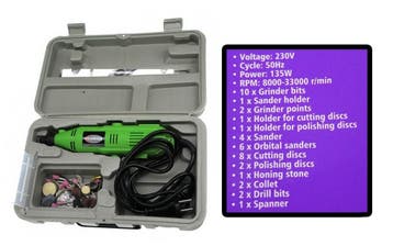 Veelzijdige multitool 135 Watt (met 40 accessoires), Ophalen of Verzenden, Nieuw