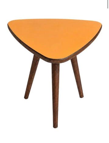 Salontafel - haagbeuk - driehoekige salontafel