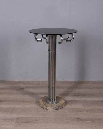 Bijzettafel - Glas, Metaal, Marmer