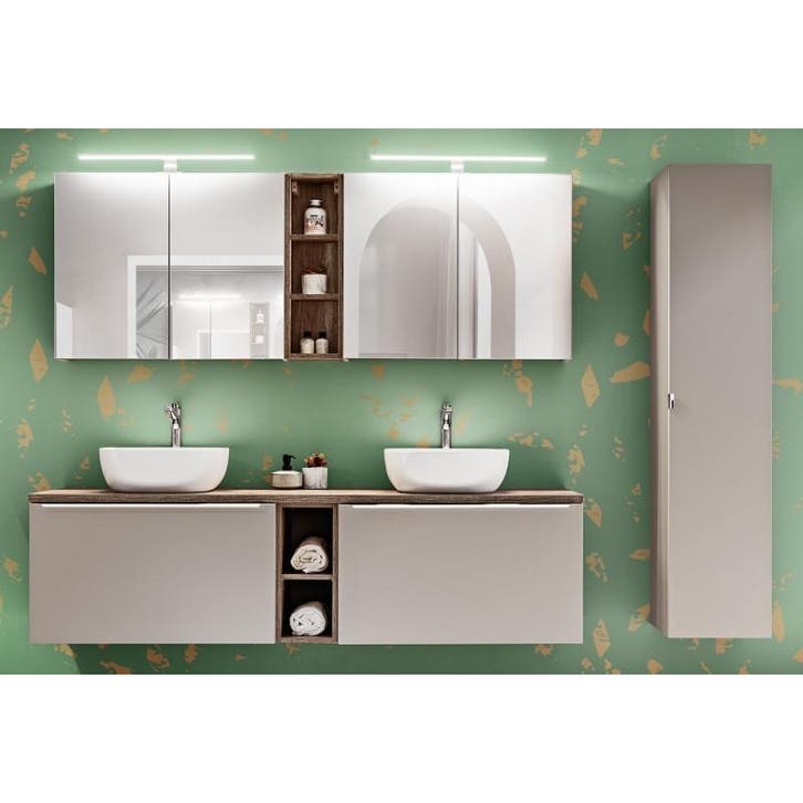 Badmeubel Gina 140CM (Badkamermeubels), Huis en Inrichting, Badkamer | Badkamermeubels, Nieuw, Ophalen of Verzenden