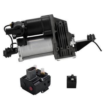 Luchtveringcompressor niveauregeling + klep geschikt voor..., Verzenden, Nieuw, BMW