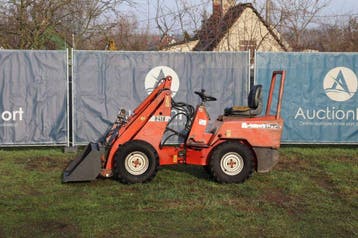Veiling: Kniklader Schäffer 217 Diesel 1997, Ophalen, Wiellader of Shovel
