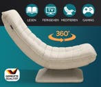 Relax Lounger Aberdeen Stof Creme (Meubelen, Interieur), Verzenden