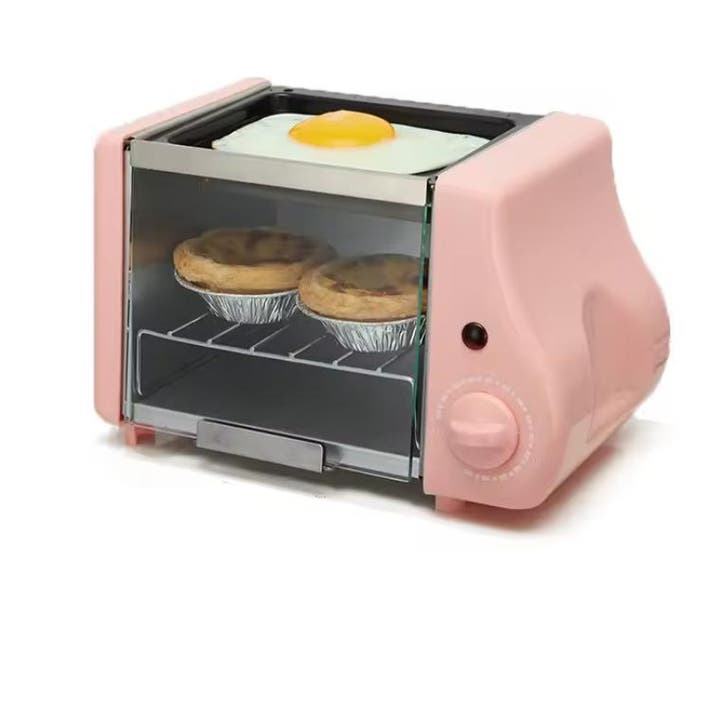 Mini Elektrische Oven 1.5L Grill Broodrooster met Timer, Witgoed en Apparatuur, Ovens, Nieuw, Verzenden