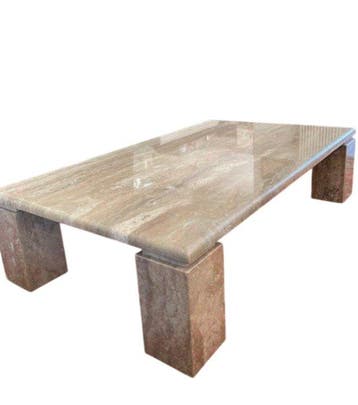 Salontafel - Travertijn - Postmodern Italian Table