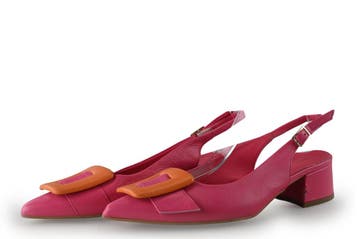 Omoda Slingbacks in maat 39 Roze, Overige kleuren, Verzenden, Omoda, Zo goed als nieuw