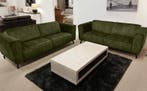 Bankstel Wolvega - rechte banken - Groen, Nieuw, Stof