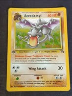 Pokémon - 1 Card - Aerodactyl First edition - WOTC - Fossil, Hobby en Vrije tijd, Verzamelkaartspellen | Pokémon, Nieuw