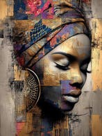 Yamila - Hilos de Oro: La Mujer, el Turbante y el Arte, Antiek en Kunst