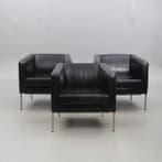 IKEA - Sofa (3) - { - Leder, Staal