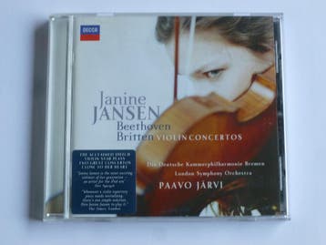 Janine Jansen - Beethoven, Britten violin concertos / Paavo, Ophalen of Verzenden, Zo goed als nieuw