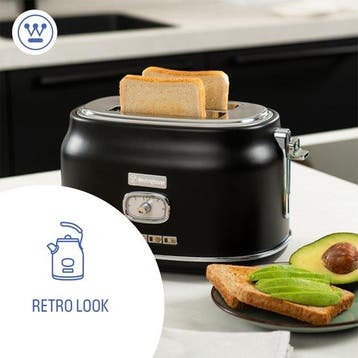 2dekans | Westinghouse Retro Broodrooster – 2 Sneden – Extra, Ophalen of Verzenden, Zo goed als nieuw