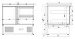 Combisteel Koelwerkbank | 257L | 1 Deur 1/1 GN + 2 Laden | +, Ophalen of Verzenden, Nieuw