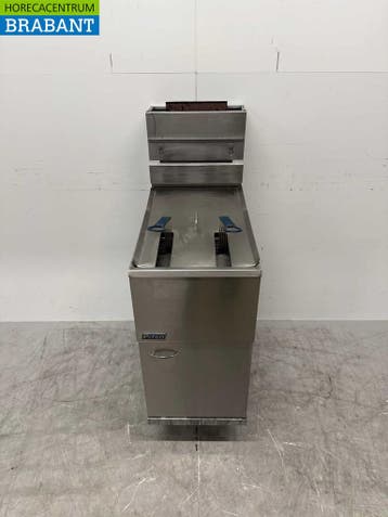 RVS Pitco Friteuse 18 liter GAS Horeca, Ophalen of Verzenden, Gebruikt