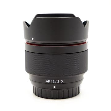Samyang 12mm F2 AF Fujifilm X-Mount Objectief (Occasion), Ophalen of Verzenden, Zo goed als nieuw, Groothoeklens