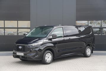 Ford Transit Custom 320 2.0 TDCI L2H1 Trend 136pk - INCLUSIE, Stof, Gebruikt, Zwart, Ford