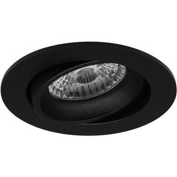 GU10 Inbouwspot Set - Mat Zwart - Inbouw Rond - Kantelbaar -, Ophalen of Verzenden, Nieuw, Overige fittingen, Plafondspot of Wandspot