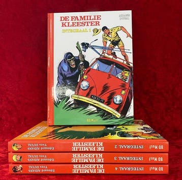 De Familie Kleester 1 t/m 4 - Complete reeks HC Integraal -, Boeken, Stripboeken, Nieuw