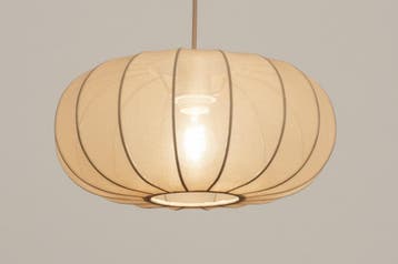 Rietveld Hanglampen - Taupe - Stof, Metaal, Verzenden, Nieuw