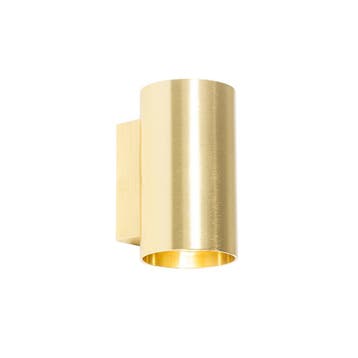 Moderne wandlamp goud rond 2-lichts - Sandy, Huis en Inrichting, Lampen | Wandlampen, Verzenden, Nieuw