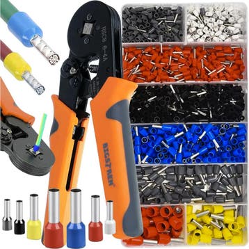 Bigstren Krimptang Set 0.25-10mm2 - Professionele Kabelve..., Ophalen of Verzenden, Nieuw