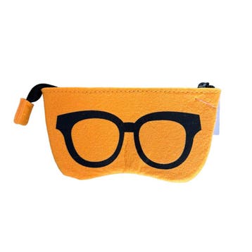 Brillenetui - Oranje - Vilt - Brillen etui - Bril Beschermer, Verzenden, Nieuw