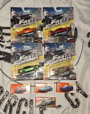 Mattel, Hot Wheels, Matchbox 1:55 - Modelauto (8) - Mattel, Nieuw