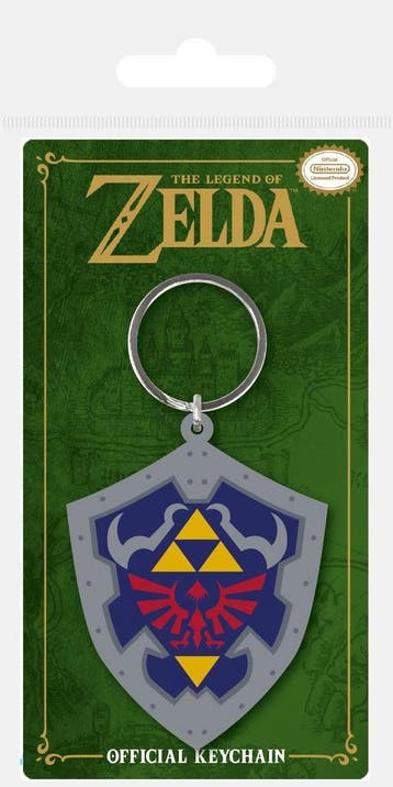 Legend of Zelda Sleutelhanger Hylian Shield 6 cm, Ophalen of Verzenden, Nieuw
