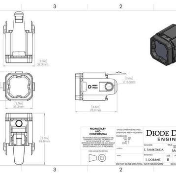 Diode Dynamics Hitch Mount LED Pod Reverse Kit for GMC, Ophalen of Verzenden, Nieuw