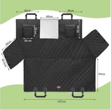 Stevige Autohoes Zwart 147x137cm Waterdicht (Auto-Fiets), Verzenden, Nieuw