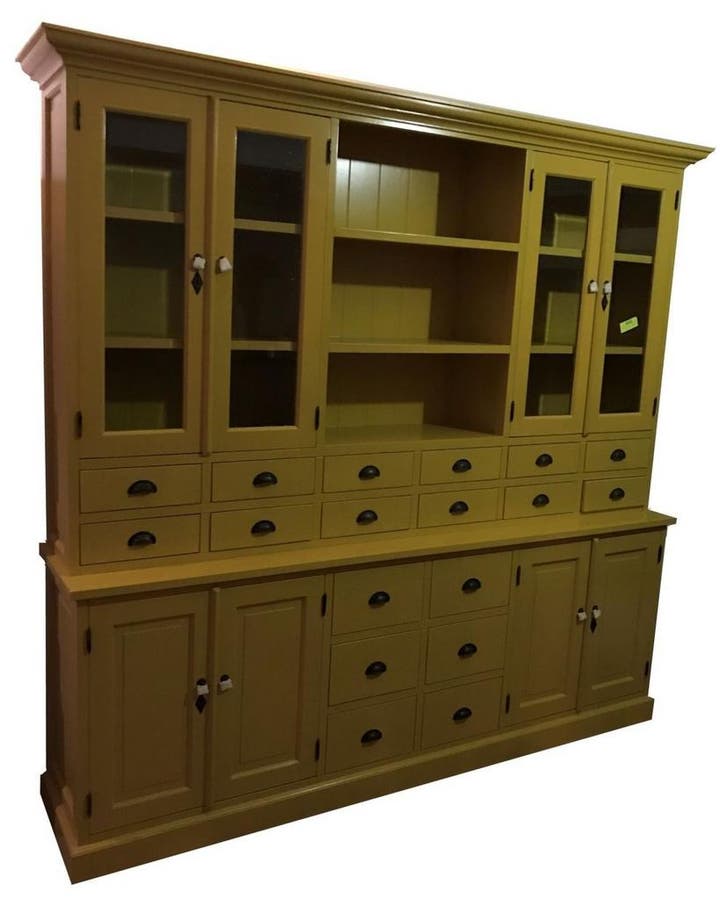 Buffetkast mosterd geel Baarn 250cm, Huis en Inrichting, Kasten | Buffetkasten, Ophalen of Verzenden