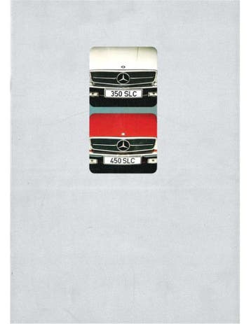 1973 MERCEDES BENZ SLC BROCHURE DUITS, Nieuw, Author