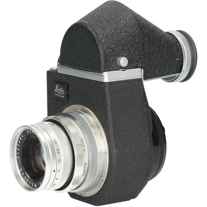 Leica Leitz Visoflex IIII met 90mm f/4 Elmar CM5068, Audio, Tv en Foto, Overige Audio, Tv en Foto, Gebruikt, Ophalen of Verzenden