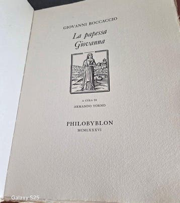 Giovanni Boccaccio; Armando Torno (a cura) - La papessa, Antiek en Kunst