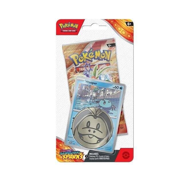 surging sparks checklane, Hobby en Vrije tijd, Verzamelkaartspellen | Pokémon, Losse kaart, Nieuw, Foil, Ophalen of Verzenden