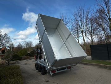 Bomvolle elektrische kipper 400x200 cm tridem, Auto diversen, Aanhangers en Bagagewagens, Ophalen, Nieuw