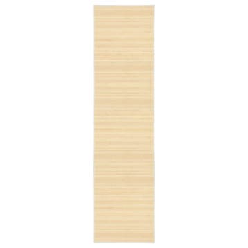 Vloerkleed Bamboe Naturel | Tweedekansje | OP=OP, Beige, 200 cm of meer, Natuurlijk, Zo goed als nieuw