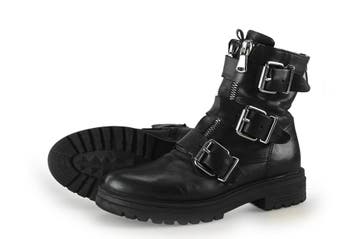 Sacha Biker boots in maat 40 Zwart, Verzenden, Zwart, Overige typen, Zo goed als nieuw