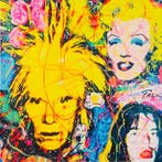 Joaquim Falco - WARHOL-MARILYN-JAGGER. XL. Hand Finished. NO, Antiek en Kunst